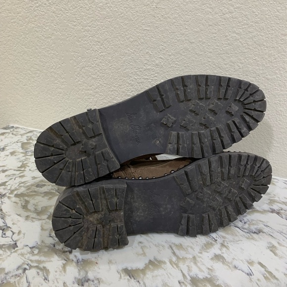 Sam Edelman “Jennifer” leather suede combat boots - Picture 8 of 9